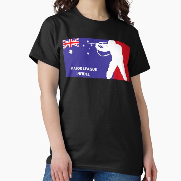 Item preview, MAJOR LEAGUE INFIDEL (AUSTRALIAN FLAG) designed and sold by RENAGADE4LYF.