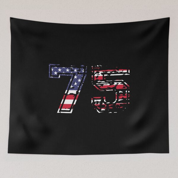 Item preview, 75 american football number USA seventy-five designed and sold by Proud Pro Gifts.
