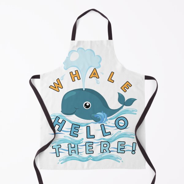 Item preview, Whale Hello There/ Funny Whale Pun designed and sold by Designs By YL.
