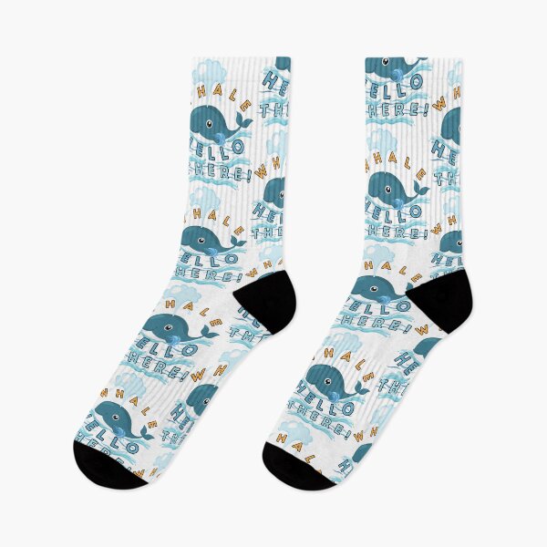 Item preview, Whale Hello There/ Funny Whale Pun designed and sold by Designs By YL.