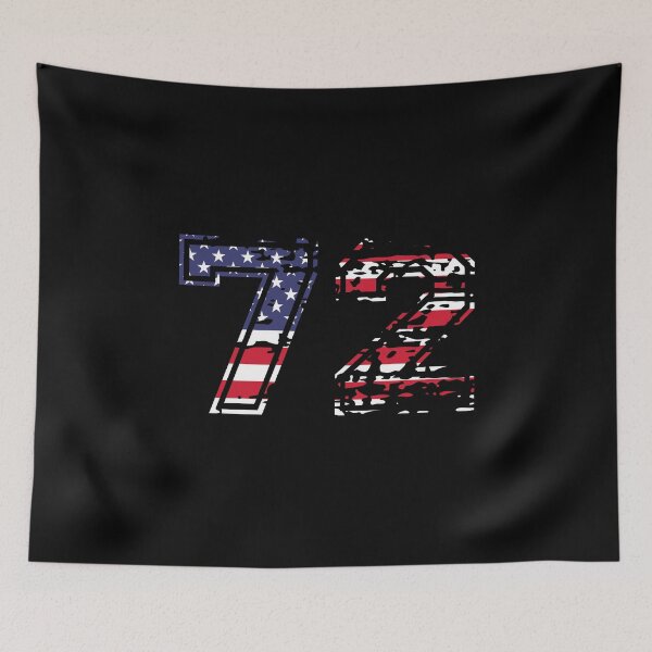 Item preview, 72 american football number USA seventy two designed and sold by Proud Pro Gifts.