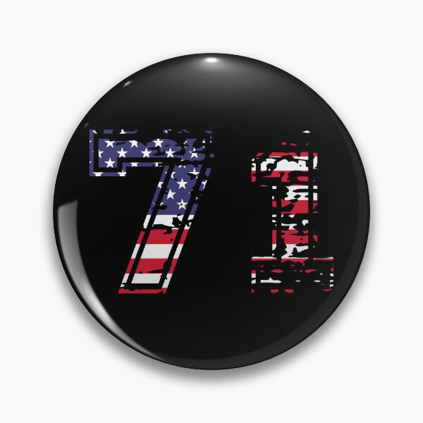 Item preview, 71 American football number USA seventy-one designed and sold by Proud Pro Gifts.