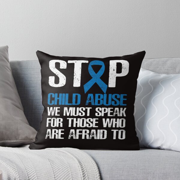 Item preview, Stop Child Abuse Prevention Month Blue Ribbon Awareness designed and sold by TomGiantDesigns.