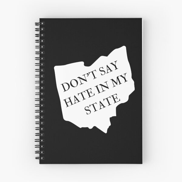 Item preview, Don't Say Hate In My State - Oppose Don't Say Gay - Ohio Silhouette - LGBTQIA2S+ designed and sold by SayWhatYouFeel.