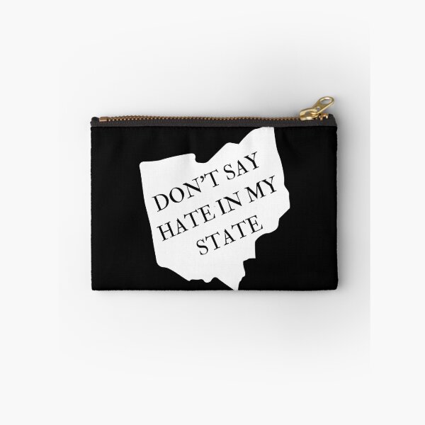 Item preview, Don't Say Hate In My State - Oppose Don't Say Gay - Ohio Silhouette - LGBTQIA2S+ designed and sold by SayWhatYouFeel.