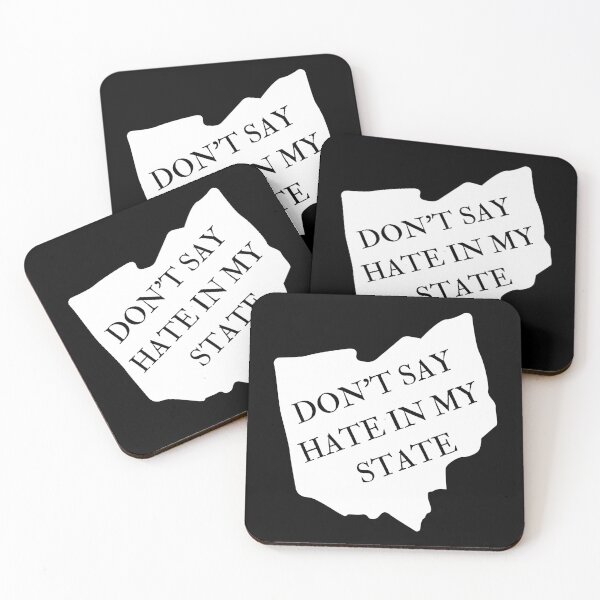 Item preview, Don't Say Hate In My State - Oppose Don't Say Gay - Ohio Silhouette - LGBTQIA2S+ designed and sold by SayWhatYouFeel.
