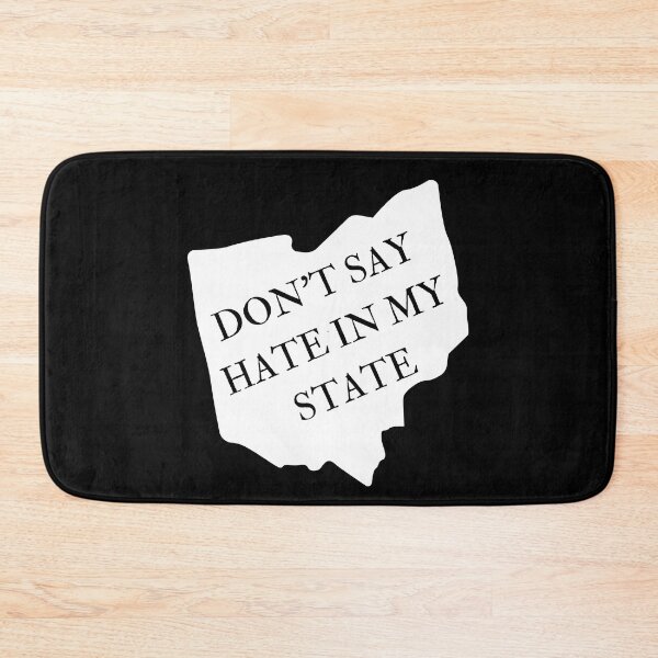 Item preview, Don't Say Hate In My State - Oppose Don't Say Gay - Ohio Silhouette - LGBTQIA2S+ designed and sold by SayWhatYouFeel.