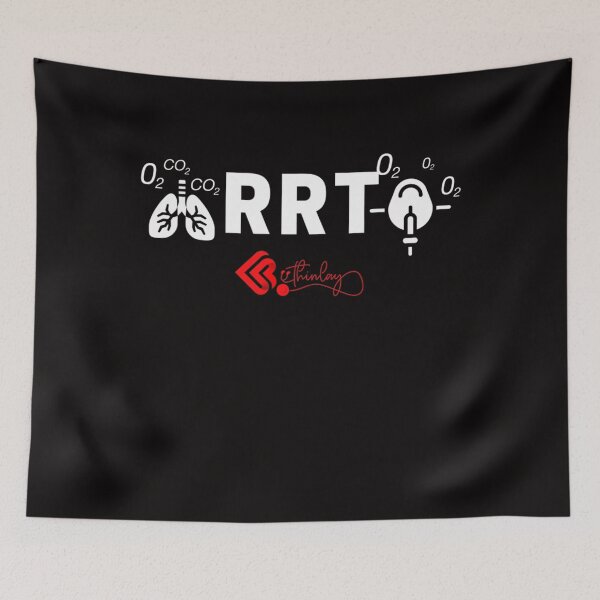 Item preview, RRT Respiratory Therapist Science designed and sold by CarlinConner.
