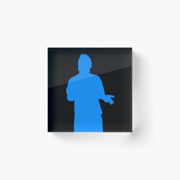 Item preview,  Teachurb Questions With Hands Out Silhouette Gamer Brand Streamer Blue designed and sold by TeachUrb.