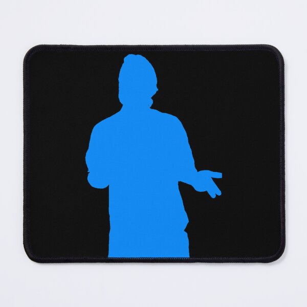 Item preview, Teachurb Questions With Hands Out Silhouette Gamer Brand Streamer Blue designed and sold by TeachUrb.