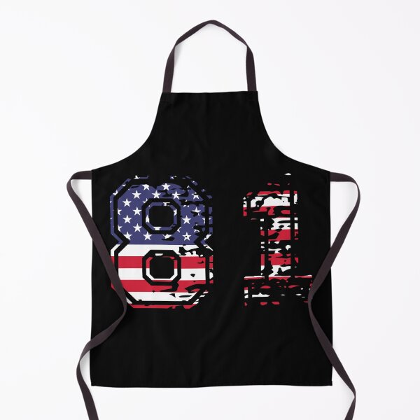 Item preview, 81 American football number USA eighty-one designed and sold by Proud Pro Gifts.