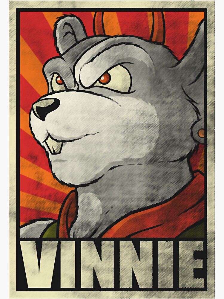 Vinnie Sticker By Aleaerhua784 Redbubble