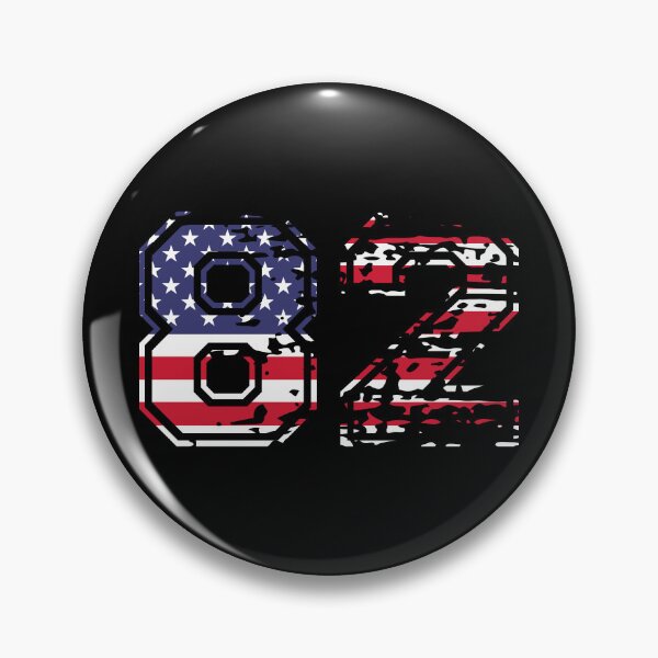 Item preview, 82 American football number USA eighty-two designed and sold by Proud Pro Gifts.