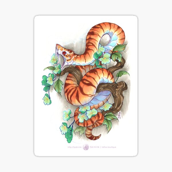 tiger snake Sticker