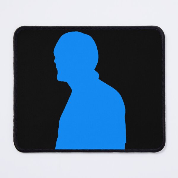 Item preview, Teachurb Looks Left Silhouette Gamer Brand Streamer Blue designed and sold by TeachUrb.