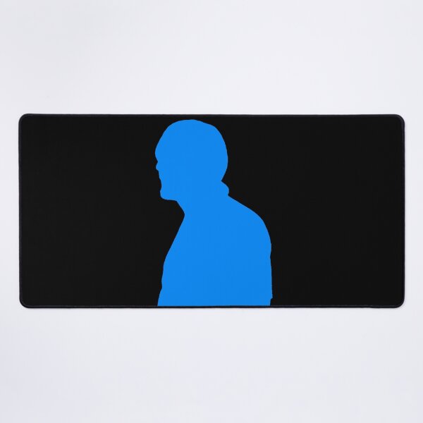 Artikelvorschau, Teachurb sieht nach links aus Silhouette Gamer Marke Streamer Blau entworfen und verkauft von TeachUrb.