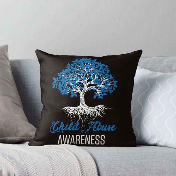 Item preview, Child Abuse Awareness Tree Blue Ribbon April Child Welfare designed and sold by TomGiantDesigns.