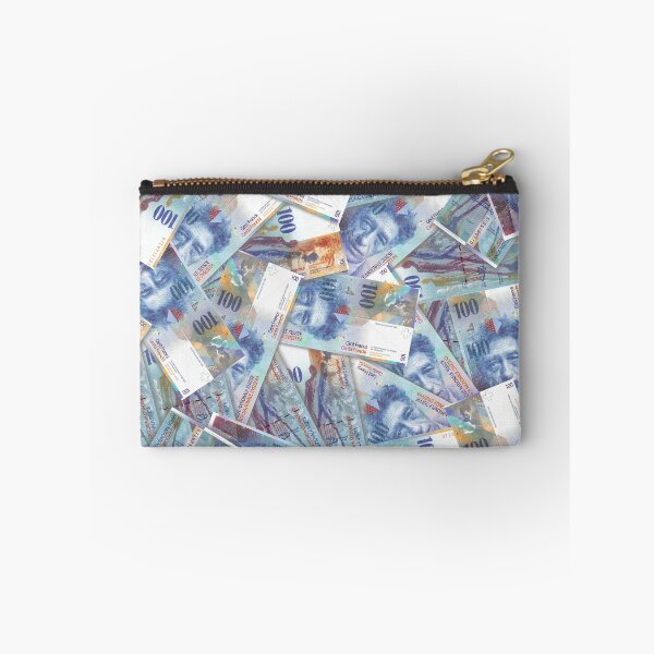 Item preview, Randomly scattered banknotes of Switzerland. Obverse and reverse of banknotes of 100 francs designed and sold by GAleksS.