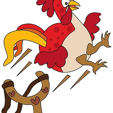 Artwork thumbnail, Angry Rooster Flying by Raju-Creative