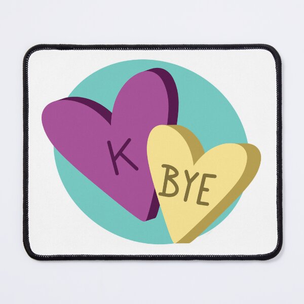 Item preview, K. Bye. Two Hearts with Green Background Retro Vintage designed and sold by marie-inks.