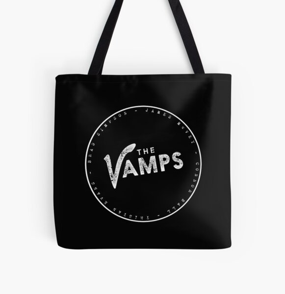 The Vamps "Stamp" (black) All Over Print Tote Bag