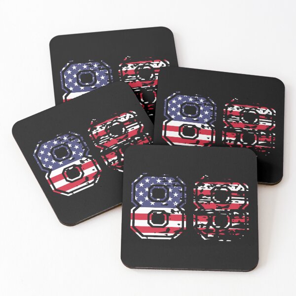 Item preview, 88 American football number USA eighty-eight designed and sold by Proud Pro Gifts.