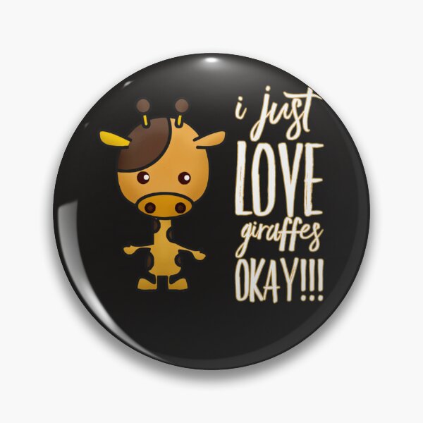 Item preview, I Just Love Giraffes OKAY! Classic designed and sold by NestoreFabbri.