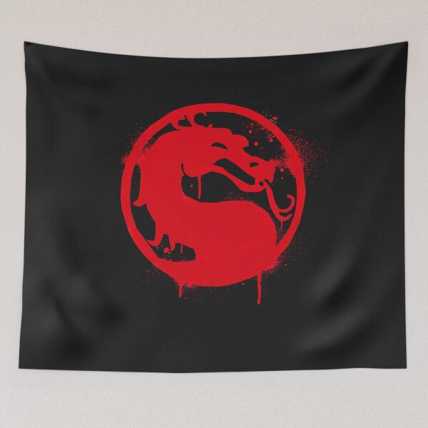 Item preview, Mortal kombat splatter grafitti emblem  mortal kombat  logo essential t shirt designed and sold by annmaly6520.