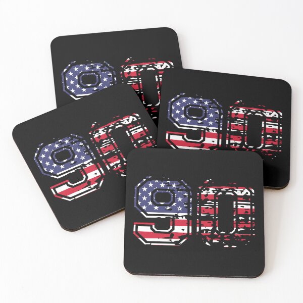 Item preview, 90 american football number USA ninety designed and sold by Proud Pro Gifts.