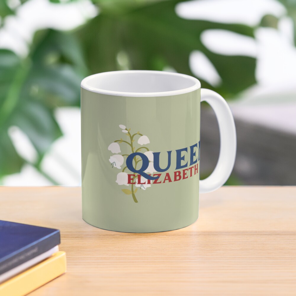Queen's Platinum Jubilee, 1952-2022, Queen Elizabeth II, Lily of the Valley Mug