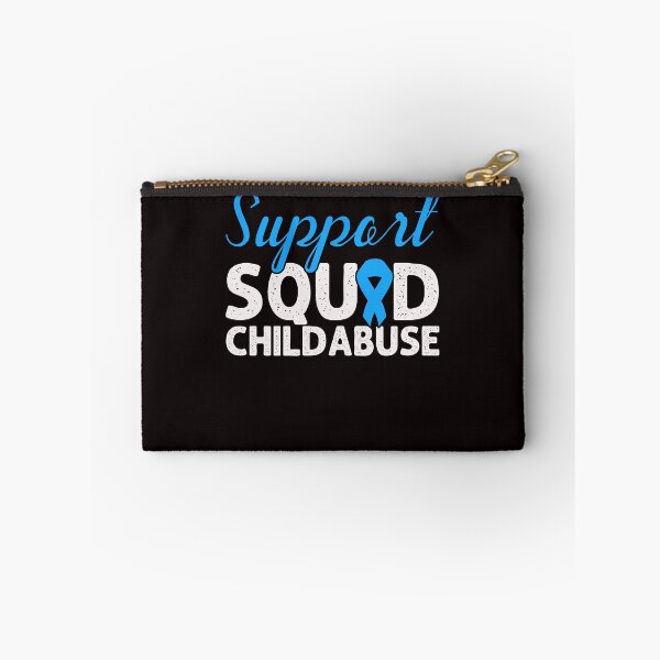 Item preview, Support Squad Child Abuse Blue Ribbon Awareness Support designed and sold by TomGiantDesigns.