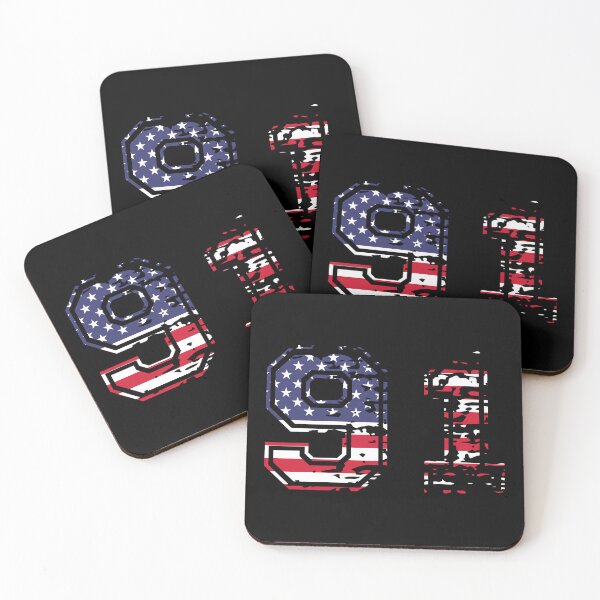 Item preview, 91 American football number USA ninety-one designed and sold by Proud Pro Gifts.