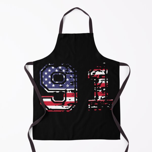 Item preview, 91 American football number USA ninety-one designed and sold by Proud Pro Gifts.