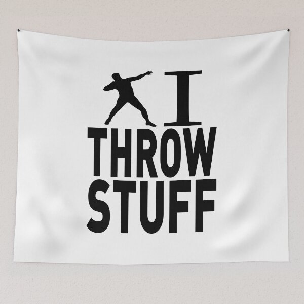 Item preview, I throw Stuff Shot put Sport Quotes  designed and sold by STORHAMIDO.