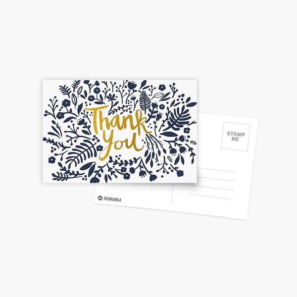 Thank You Postcard