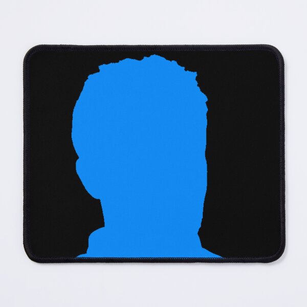 Item preview, Teachurb Looks Right Short Hair No Glasses Silhouette Gamer Brand Streamer Blue designed and sold by TeachUrb.