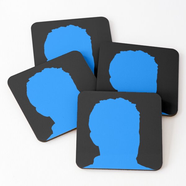 Item preview, Teachurb Looks Right Short Hair No Glasses Silhouette Gamer Brand Streamer Blue designed and sold by TeachUrb.