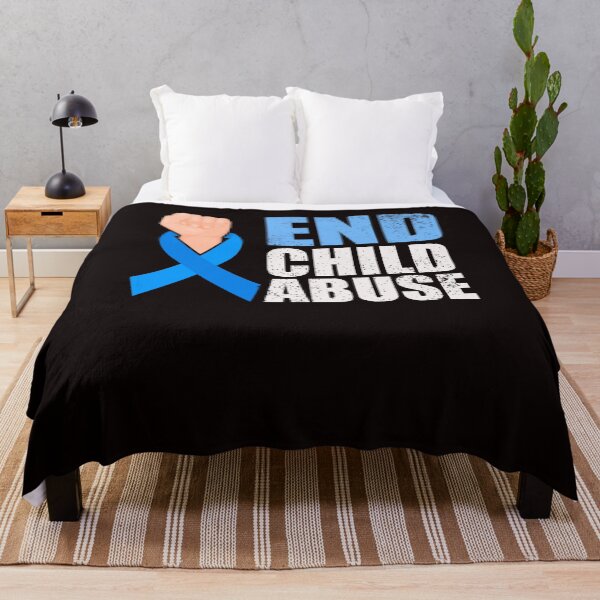 Item preview, End Child Abuse Prevention Month April Awareness Blue Ribbon designed and sold by TomGiantDesigns.
