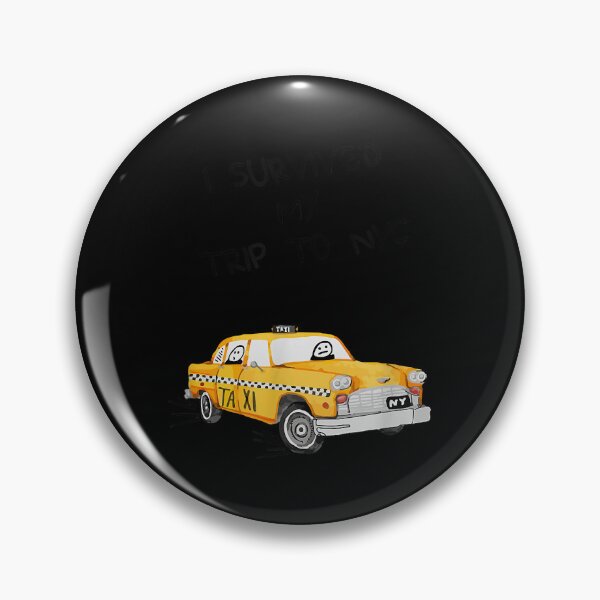 Item preview, I Survived My Trip to NYC Funny Cab Driver Passenger in Taxi designed and sold by zebedeenefert.