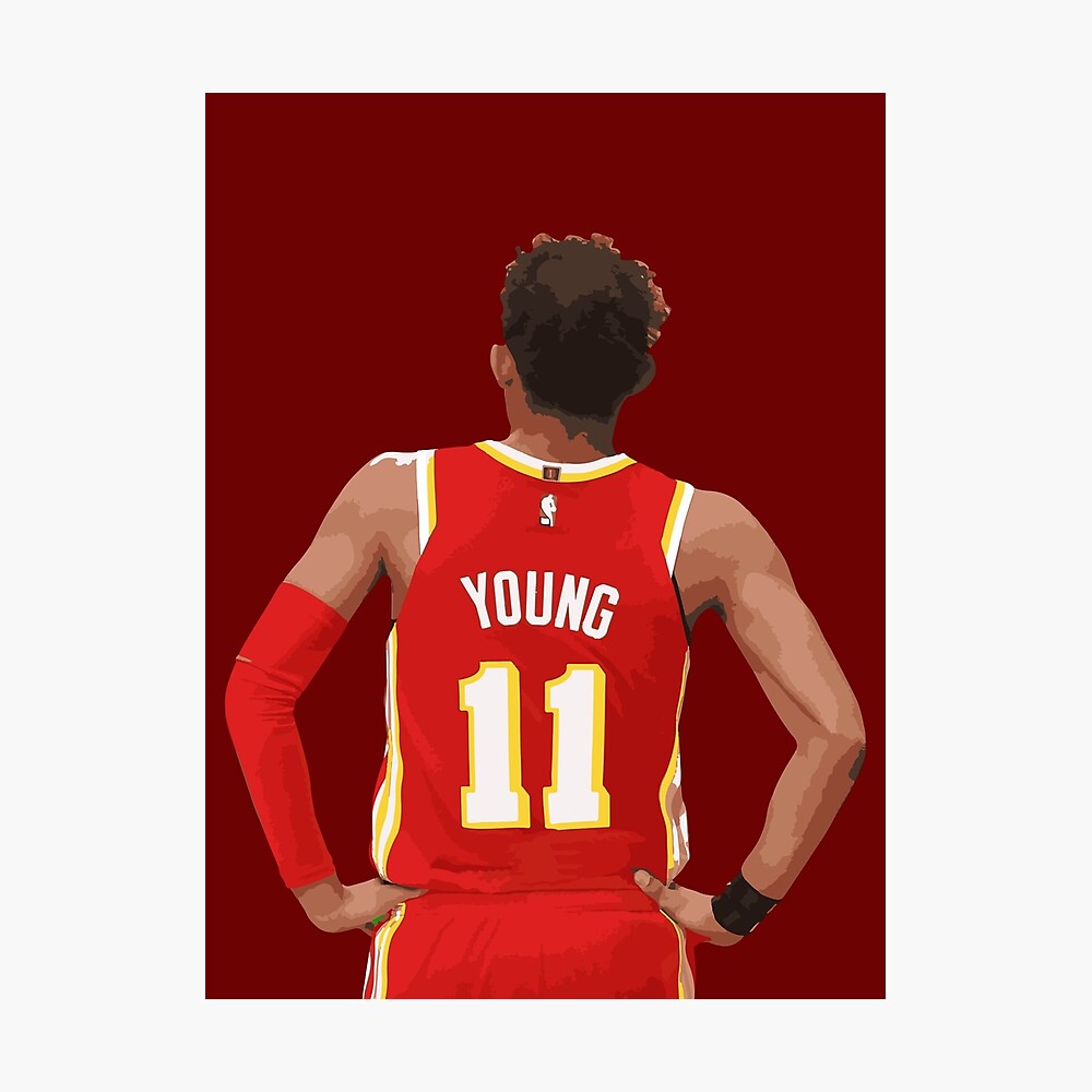 Download Trae Young Atlanta Official Poster Wallpaper