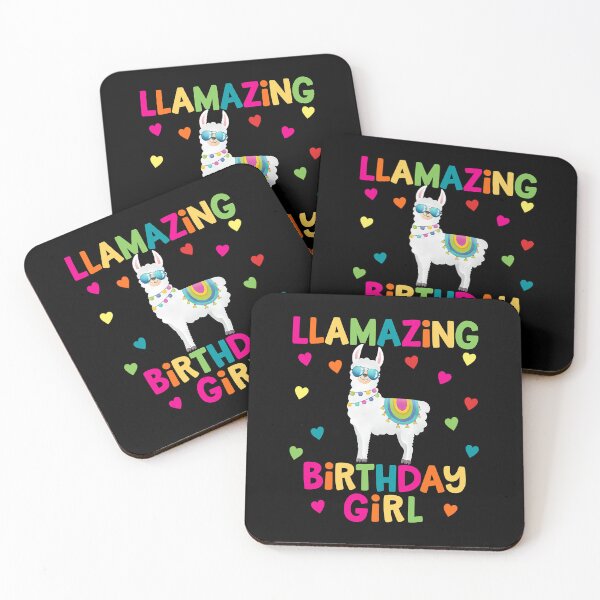 Item preview, Llama Birthday Party LLamazing Rainbow Hearts Gift designed and sold by SkylerKason.