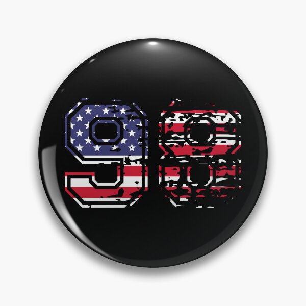 Item preview, 98 American football number USA ninety-eight designed and sold by Proud Pro Gifts.