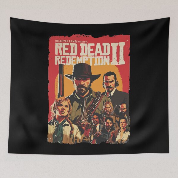 Item preview, RDR-Dead Merch Red Cowboy  designed and sold by RoxannDesigner.