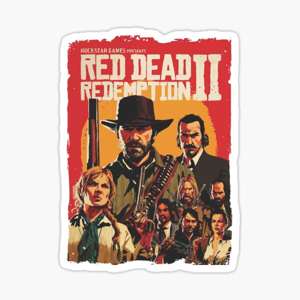 Vista previa del artículo con la obra «RDR-Dead Merch Vaquero rojo», diseñado y vendido por RoxannDesigner.