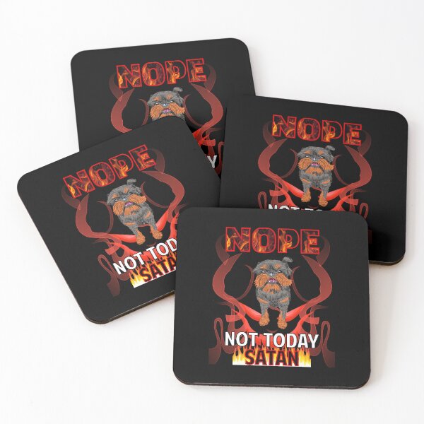 Item preview, Not Today Satan Brussels Griffon 01  designed and sold by MiguelSchm6723.