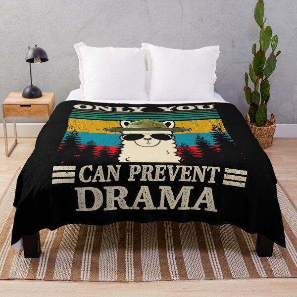 Item preview, Llama Camping Only You Can Prevent Drama Gifts designed and sold by SkylerKason.