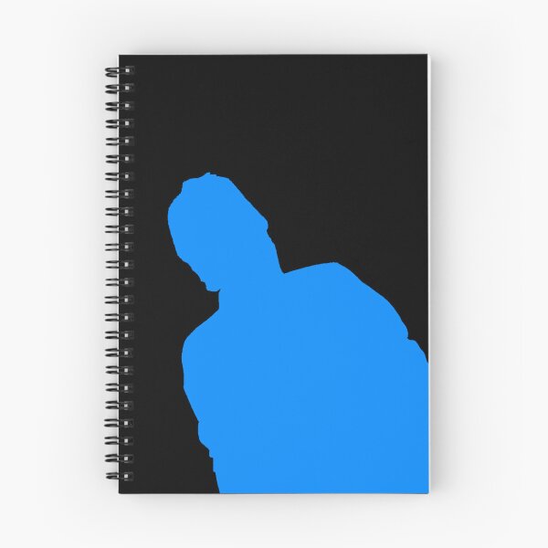 Item preview, Teachurb Leaning Left Crooked Shadow Silhouette Gamer Brand Streamer Blue designed and sold by TeachUrb.