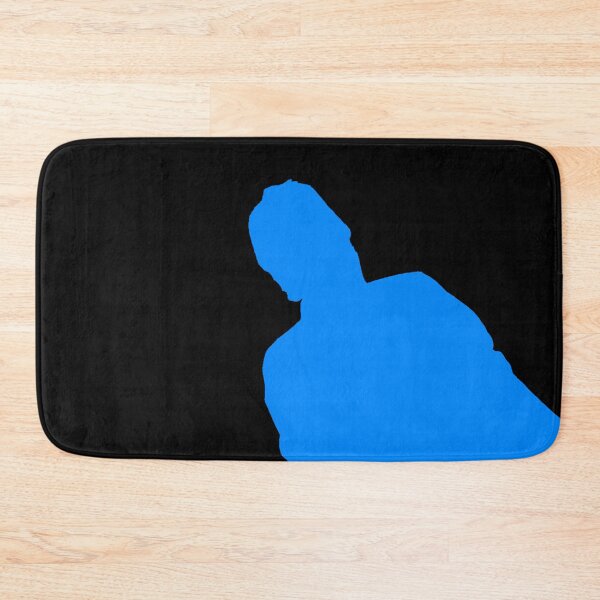 Item preview, Teachurb Leaning Left Crooked Shadow Silhouette Gamer Brand Streamer Blue designed and sold by TeachUrb.