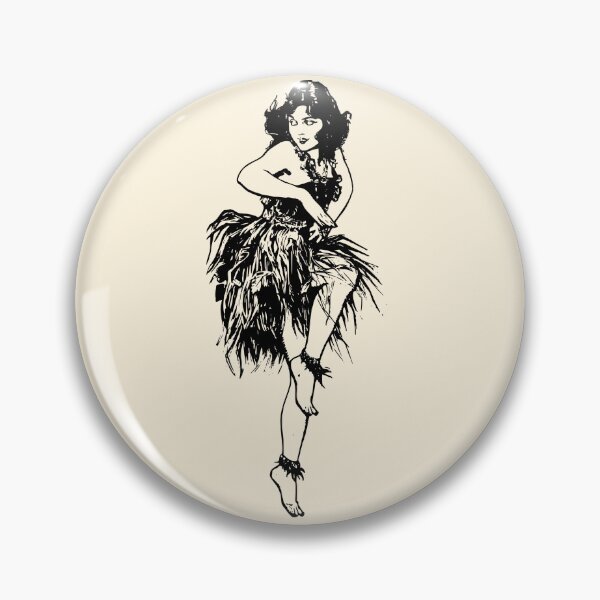 Item preview, Vintage Hula Girl designed and sold by Artemis-.