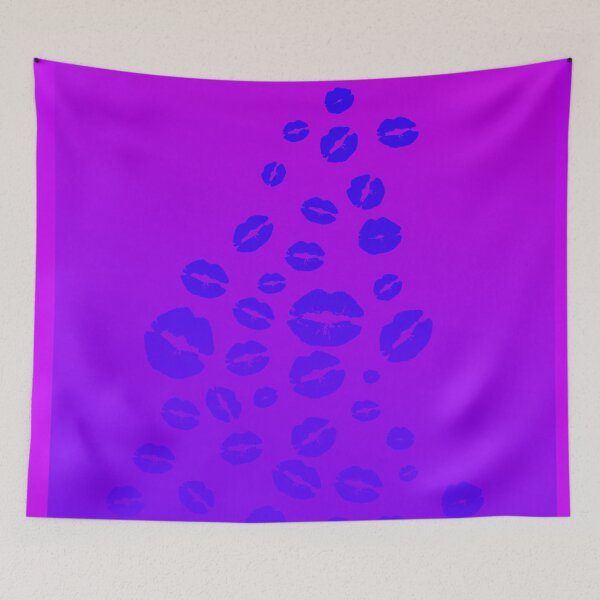 Item preview, Pink and Violet kisses design  designed and sold by MystixJack.